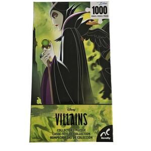 Disney Villains 1000 Piece Jigsaw Puzzle Maleficent New Sealed Bag